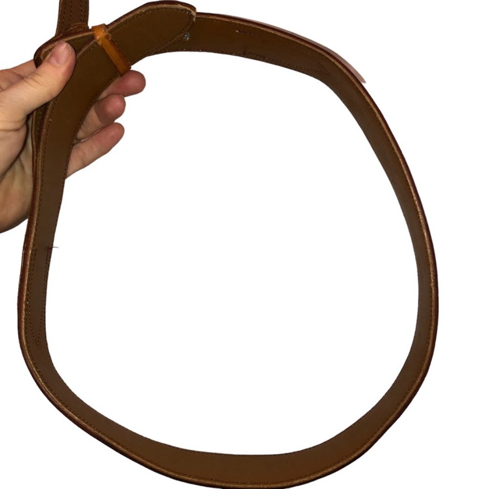 Vintage Real Python Snakeskin Statement Belt L 36… - image 4